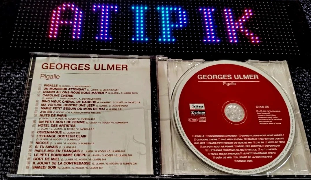 🎵 Georges Ulmer - Pigalle - Zeldzame Franse Chanson Collector CD 📀 – photo 3